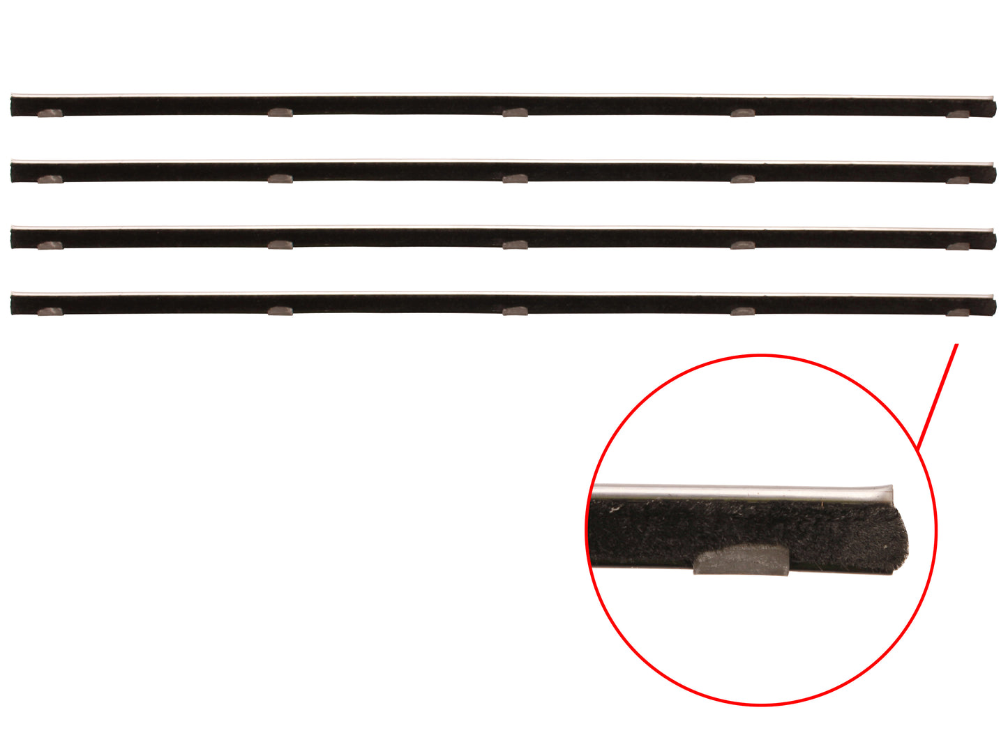 Door Rubber Kit FE FC Rear Wagon - DRKFE3