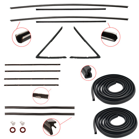 Door Rubber Kit 48 Front All - DRKFX1