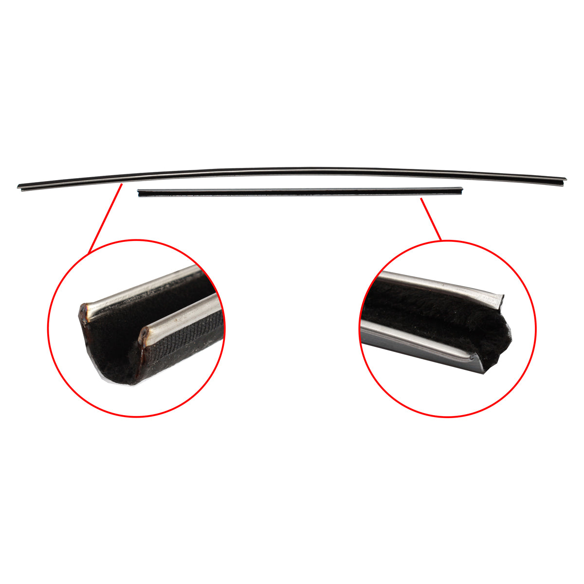 Door Rubber Kit FX FJ Rear Sedan - DRKFX2