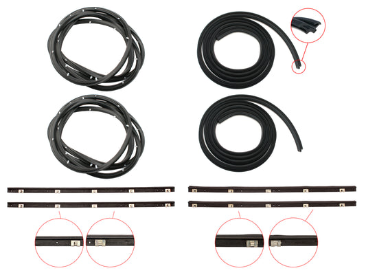 Door Rubber Kit HD HR Rear Wagon - DRKHD3