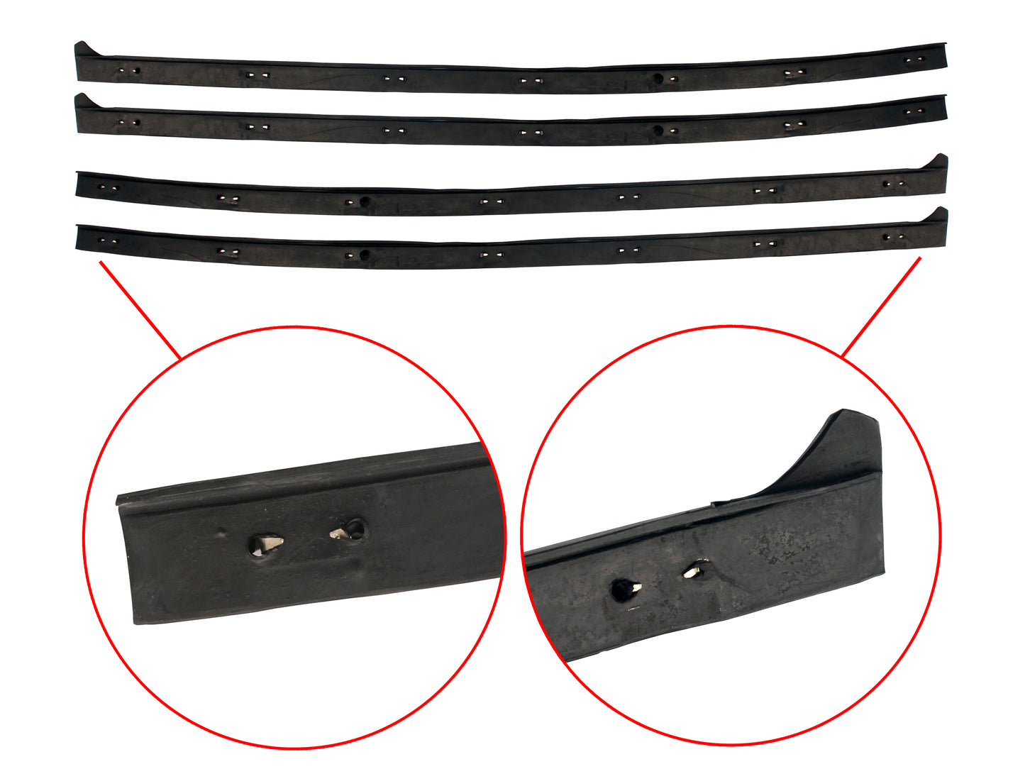 Door Rubber Kit HK HT HG Rear Sedan - DRKHK2