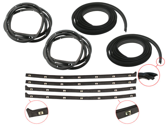 Door Rubber Kit HK HT HG Rear Wagon - DRKHK3