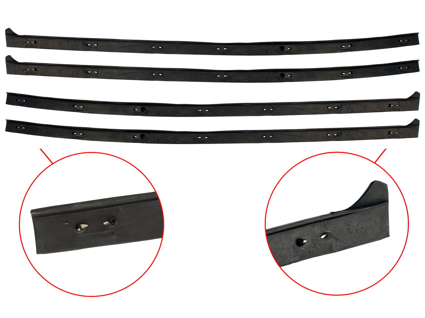 Door Rubber Kit HK HT HG Rear Wagon - DRKHK3