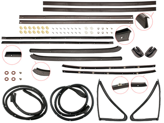 Door Rubber Kit HK HT HG Monaro - DRKHKTGM