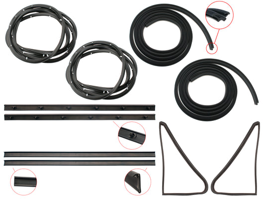 Door Rubber Kit HQ HJ HX HZ Rear Sedan - DRKHQ2