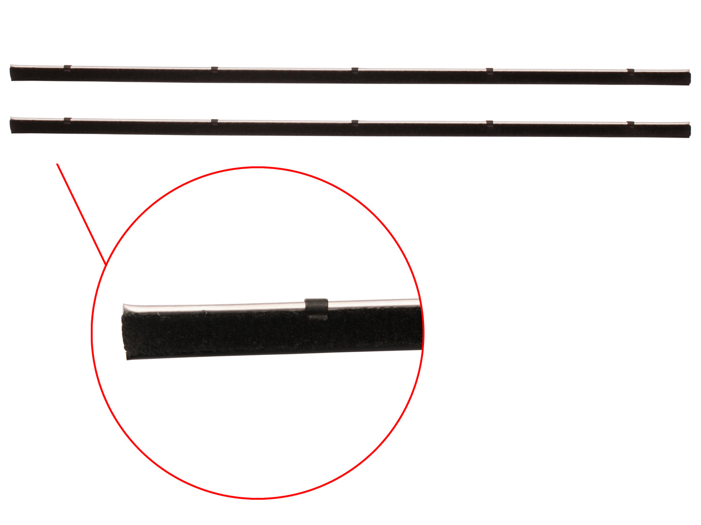 Door Rubber Kit LC LJ Front Sedan - DRKLC1