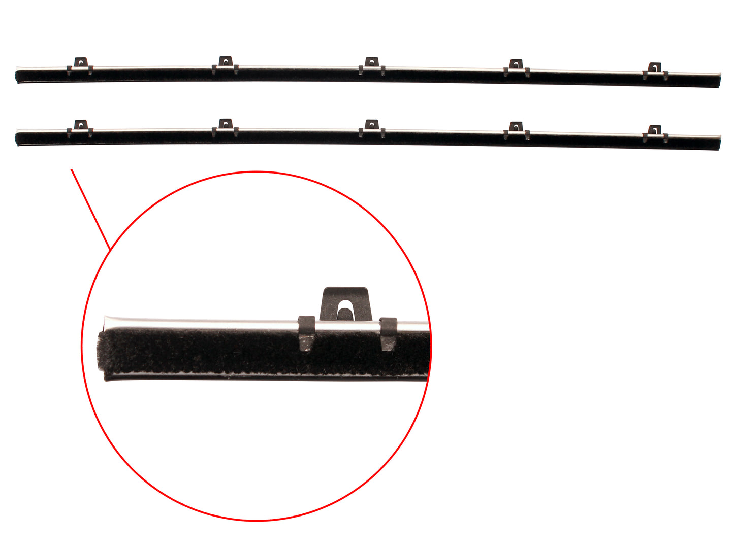 Door Rubber Kit LC LJ Rear Sedan - DRKLC2