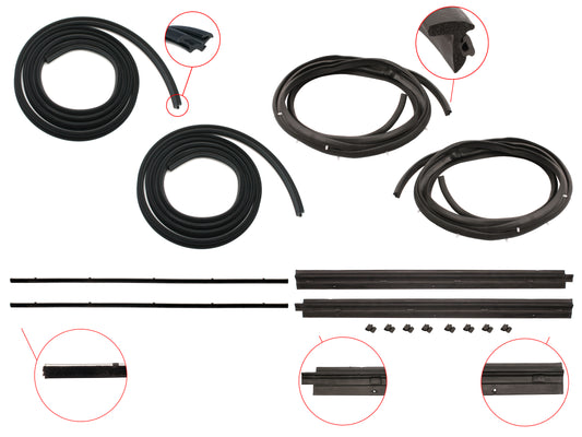 Door Rubber Kit LC LJ Coupe - DRKLC3