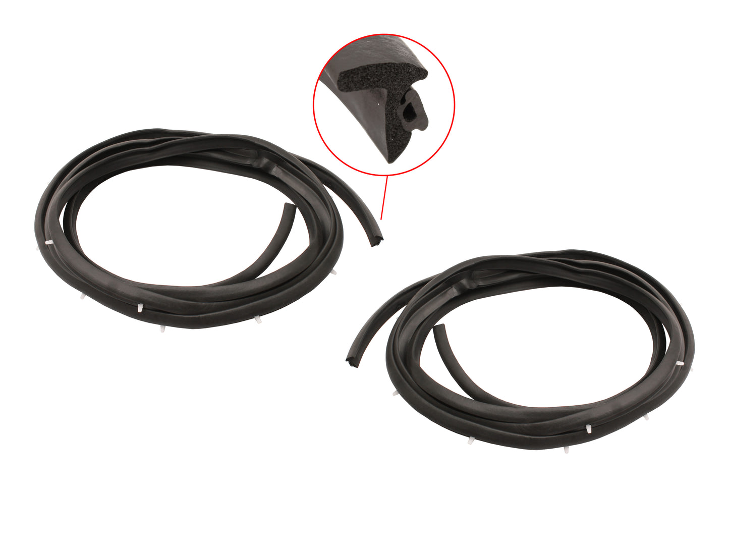 Door Rubber Kit LC LJ Coupe - DRKLC3