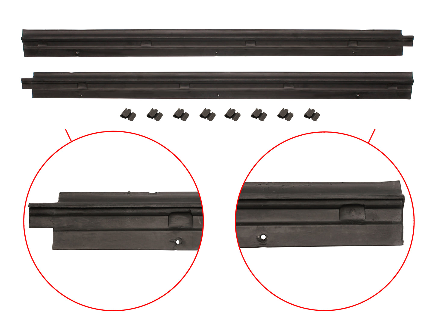 Door Rubber Kit LC LJ Coupe - DRKLC3