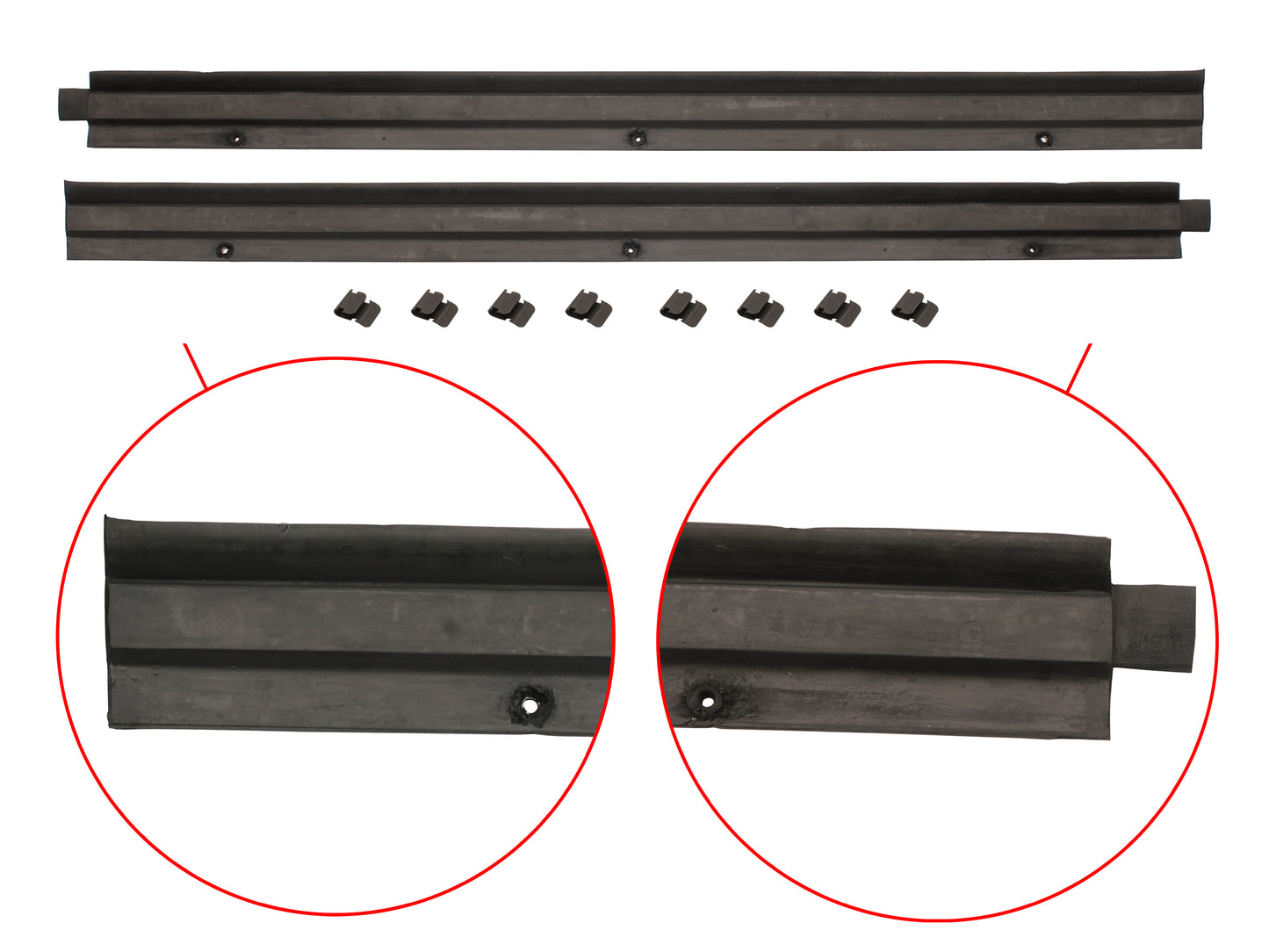 Door Rubber Kit LC LJ Coupe - DRKLC3