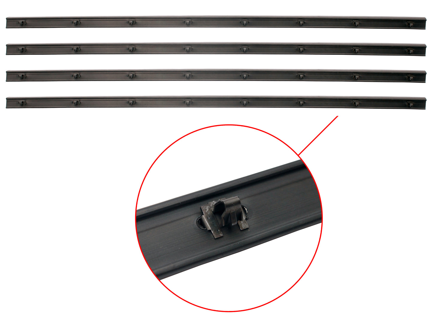 Door Rubber Kit LH LX UC Front Sedan Except SL & SLR - DRKLH1