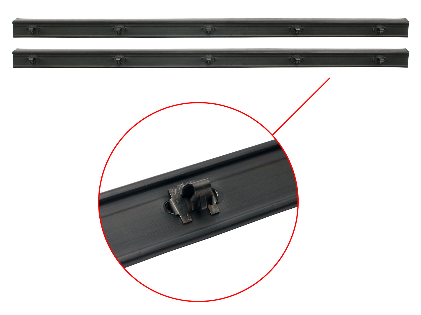 Door Rubber Kit LH LX UC Rear Sedan Except SL & SLR - DRKLH2