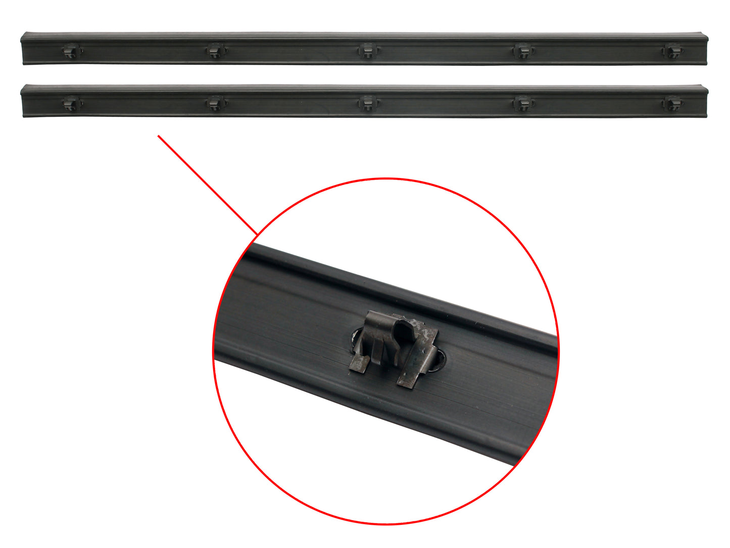 Door Rubber Kit LH LX UC Rear Sedan Except SL & SLR - DRKLH2