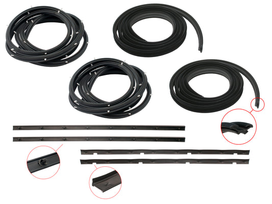 Door Rubber Kit LH LX UC Front Sedan SL & SLR - DRKLHSL1