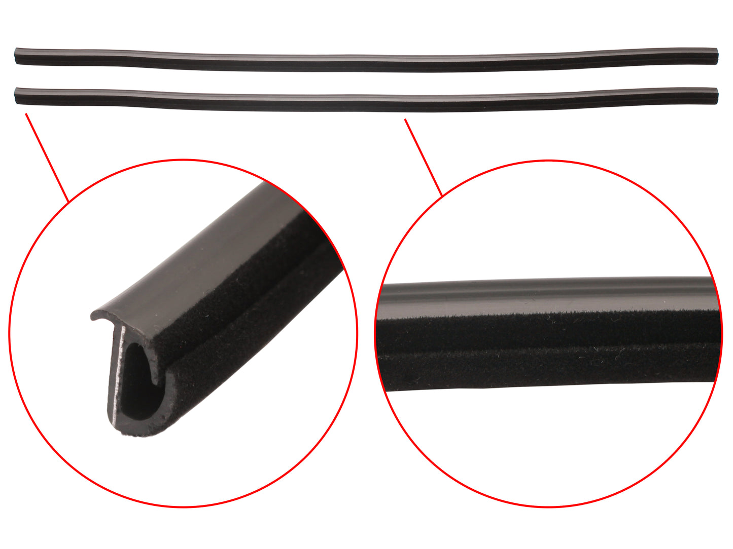 Door Rubber Kit VB VC VH Commodore Front Sedan/Wagon Exc SLE - DRKVB1