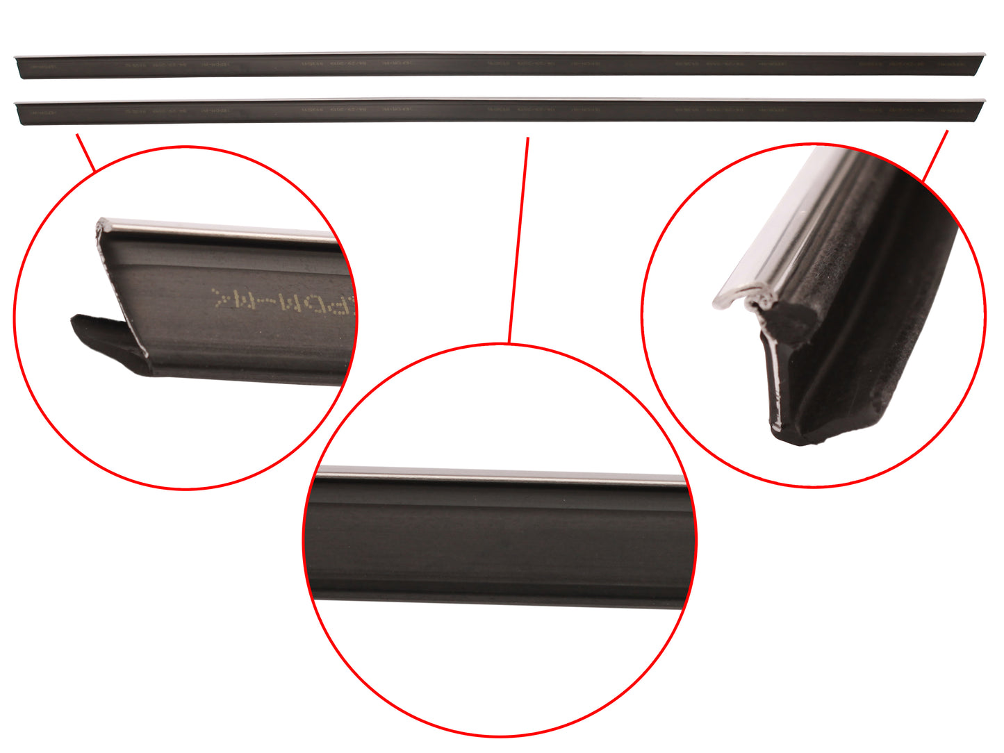 Door Rubber Kit VB VC VH Commodore Front Sedan SLE - DRKVB4