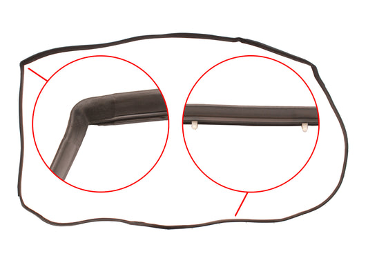Holden Commodore Door Seal RIGHT REAR Sedan VB VC VH SL/E GMH rubber - RDS1014