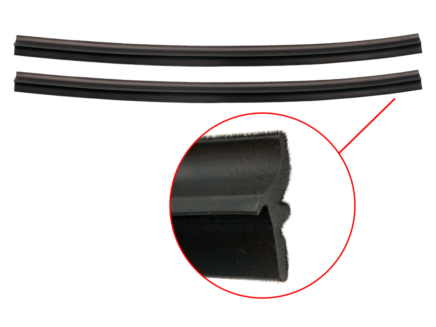 Door Rubber Kit VB VC VH Commodore Rear Sedan Exc SLE - DRKVB2