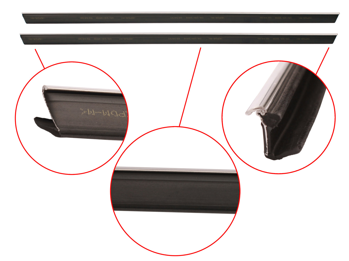 Door Rubber Kit VB VC VH Commodore Rear Sedan SLE - DRKVB5