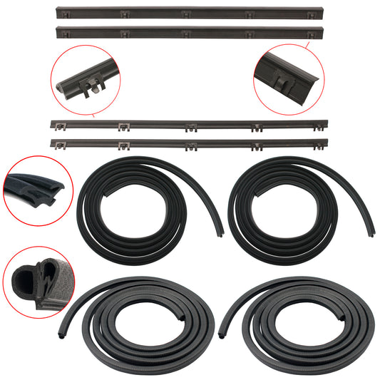 Door Rubber Kit Valiant VE-VG Front All Excluding VIP - DRKVEFG1