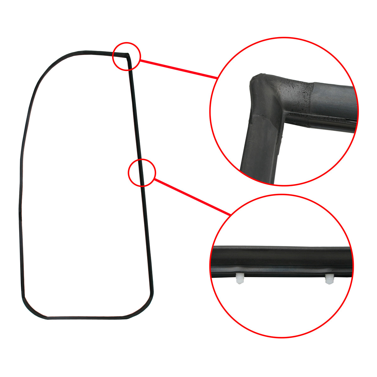 Door Rubber Kit VK VL Commodore Front Sedan/Wagon - DRKVK1