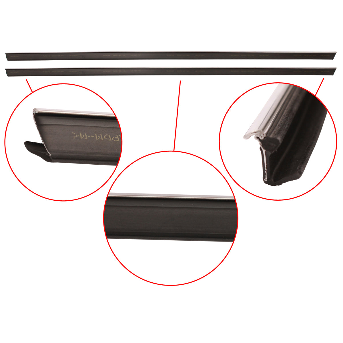 Door Rubber Kit VK VL Commodore Front Sedan/Wagon - DRKVK1