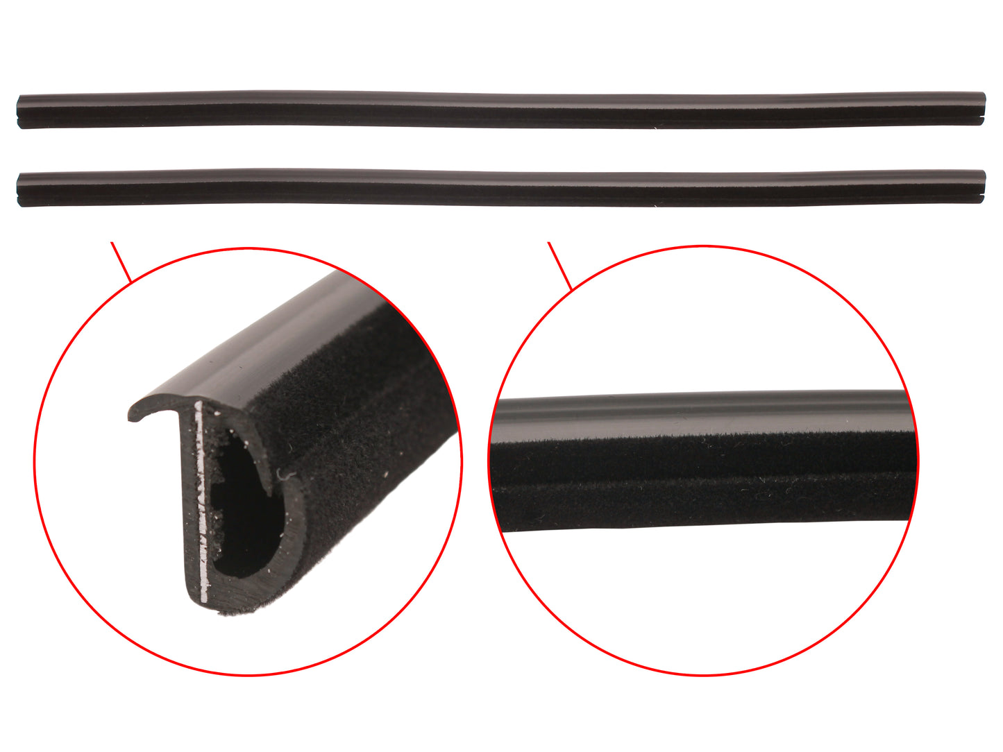 Door Rubber Kit VK VL Commodore Rear Sedan - DRKVK2