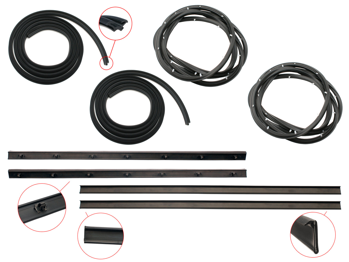 Door Rubber Kit WB Statesman Rear - DRKWB1