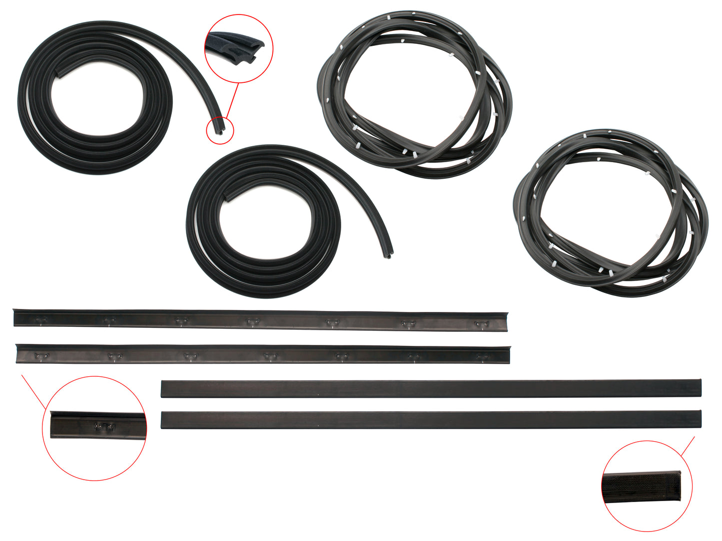 Door Rubber Kit WB Statesman Rear - DRKWB1