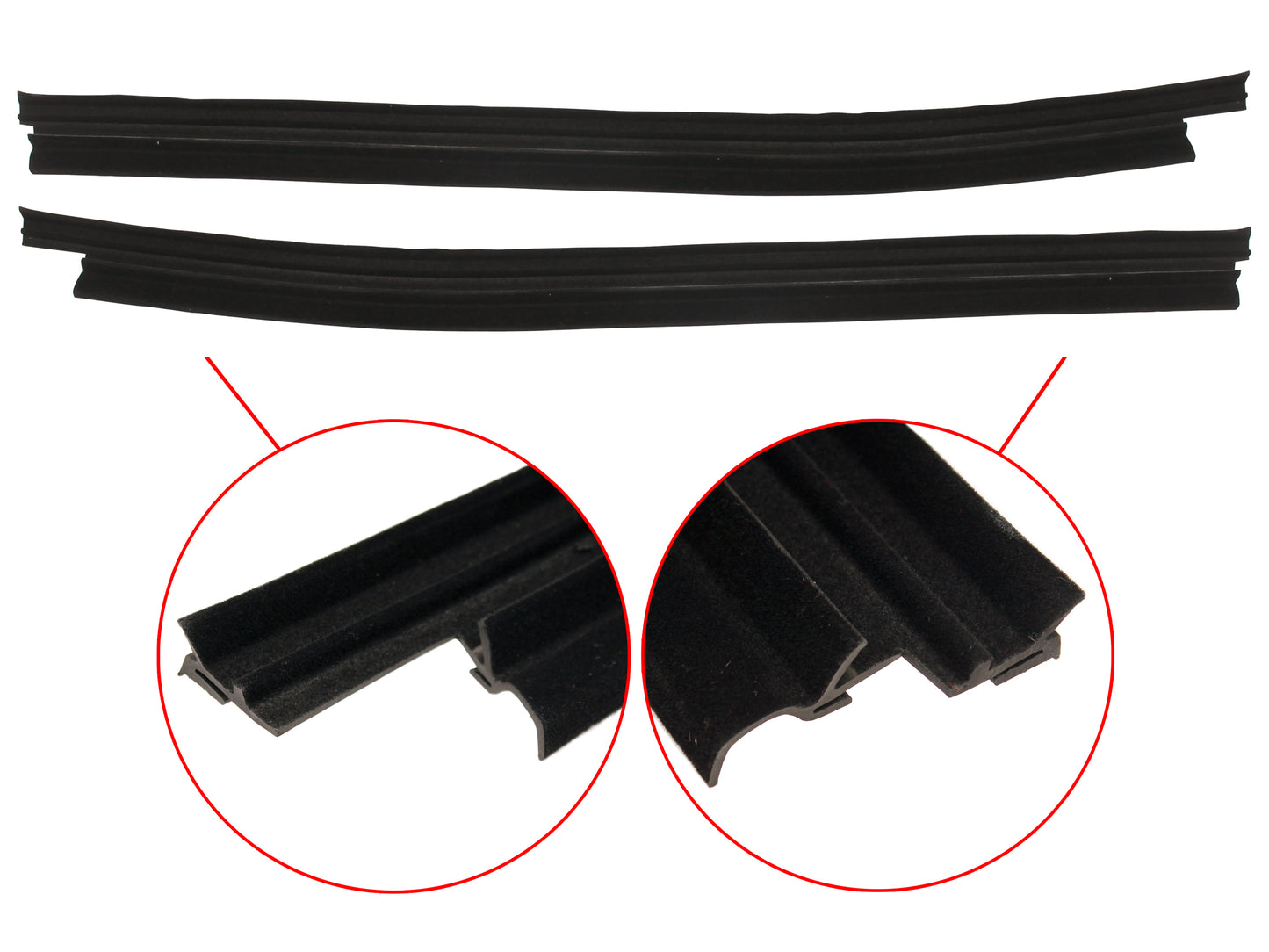 Door Rubber Kit XA XB XC Coupe - DRKXA5