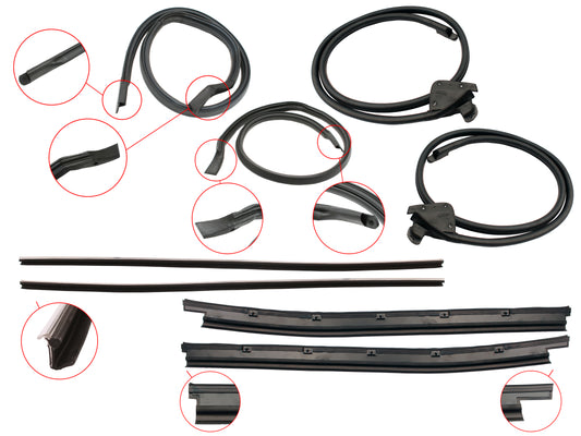 Door Rubber Kit XA XB XC Ute/Van - DRKXA6