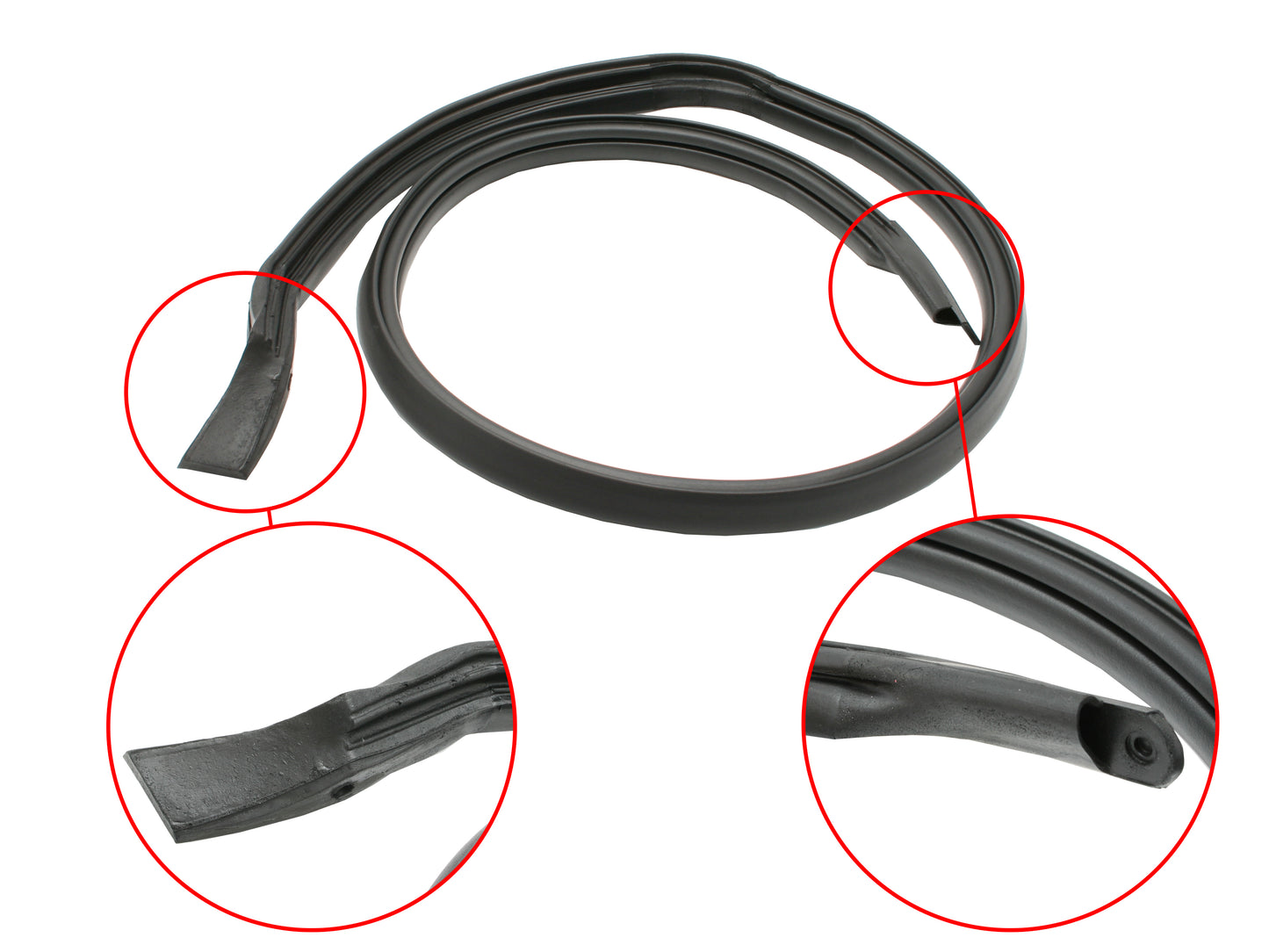 Ford Front Door Roof Seal RIGHT XA XB XC Ute Van rubber  weather - RRRS206