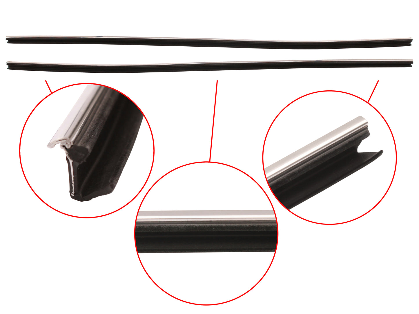 Door Rubber Kit XA XB XC Coupe - DRKXA5