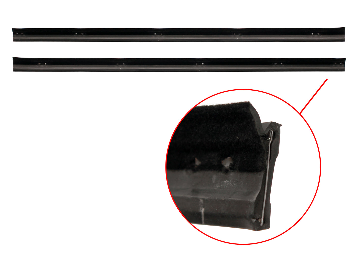 Door Rubber Kit XB Rear Wagon No Pinchweld - DRKXB3