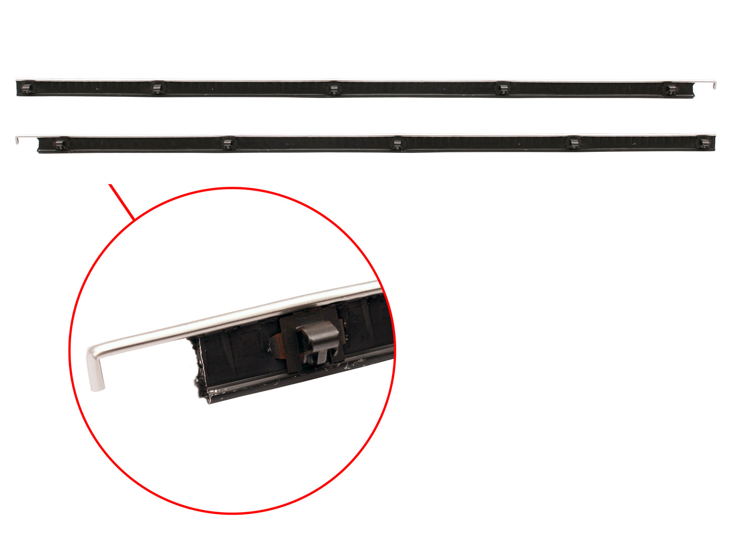 Door Rubber Kit XB ZG Rear Sedan With Pinchweld - DRKXB5