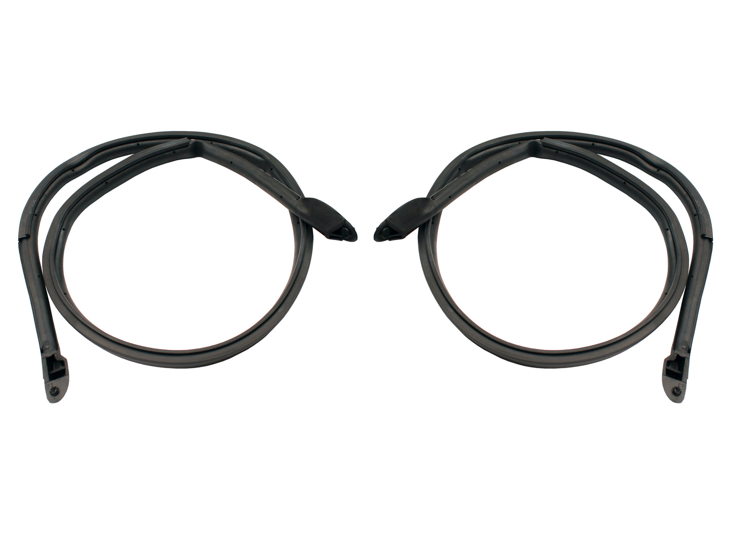 Door Rubber Kit XC ZH Front Sedan Wagon No Pinchweld - DRKXC1