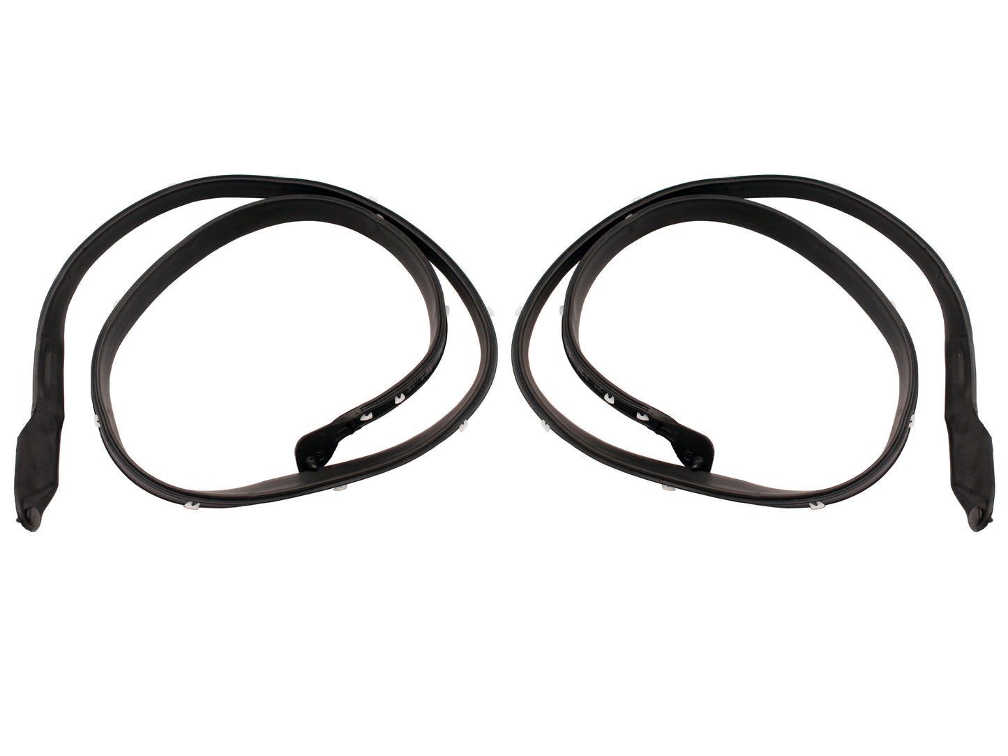 Door Rubber Kit XC ZH Front Sedan Wagon With Pinchweld - DRKXC3