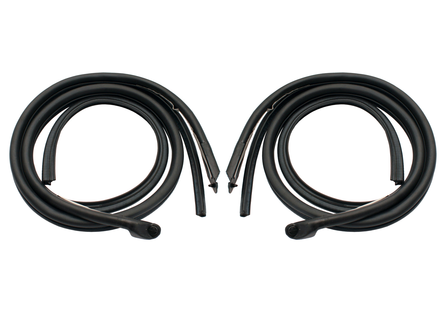 Door Rubber Kit XC ZH Front Sedan Wagon With Pinchweld - DRKXC3