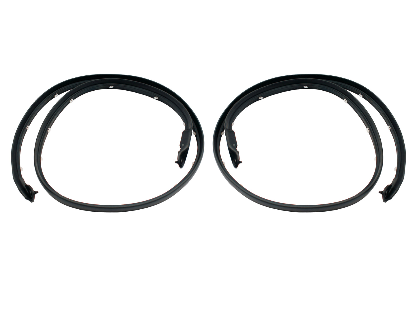 Door Rubber Kit XC ZH Rear Sedan Wagon No Pinchweld - DRKXC2