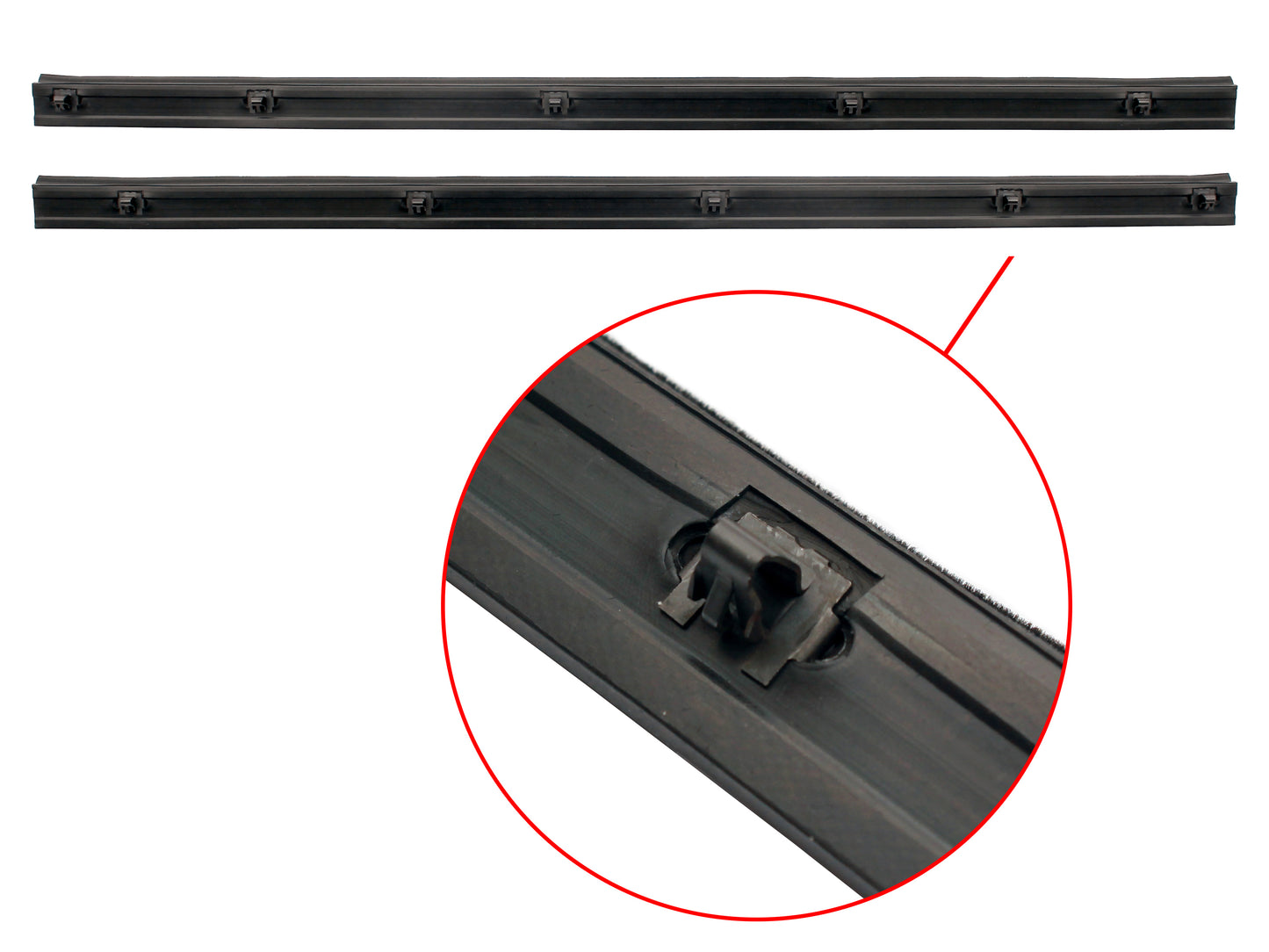 Door Rubber Kit XC ZH Rear Sedan Wagon No Pinchweld - DRKXC2