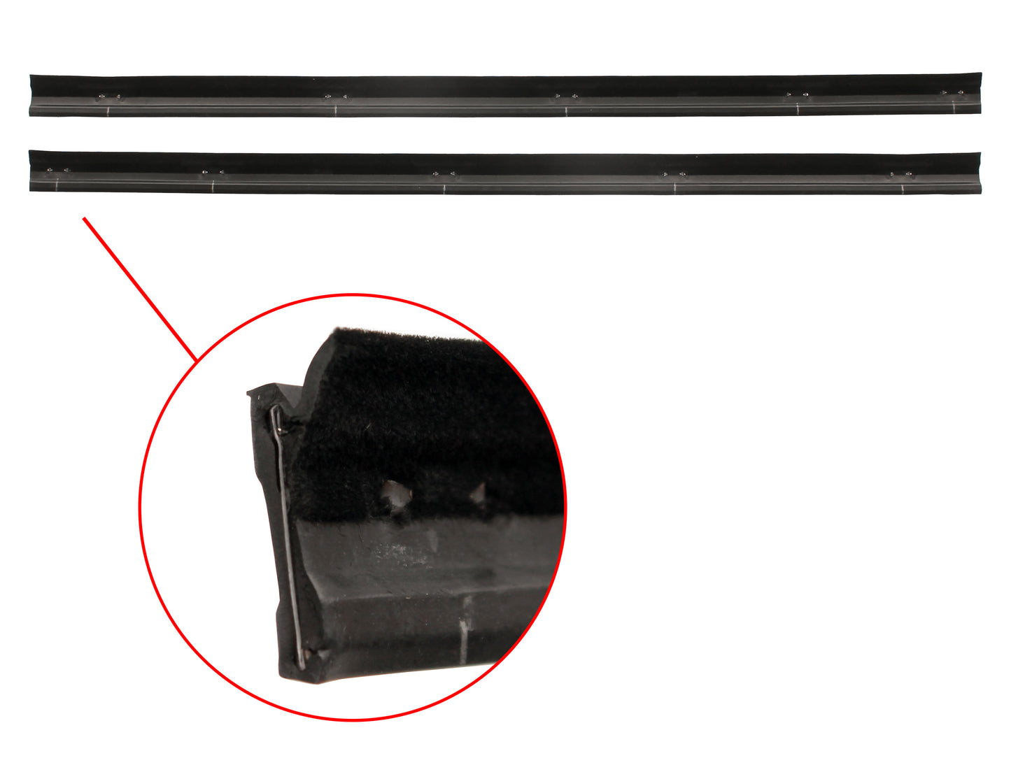 Door Rubber Kit XC ZH Rear Sedan Wagon With Pinchweld - DRKXC4