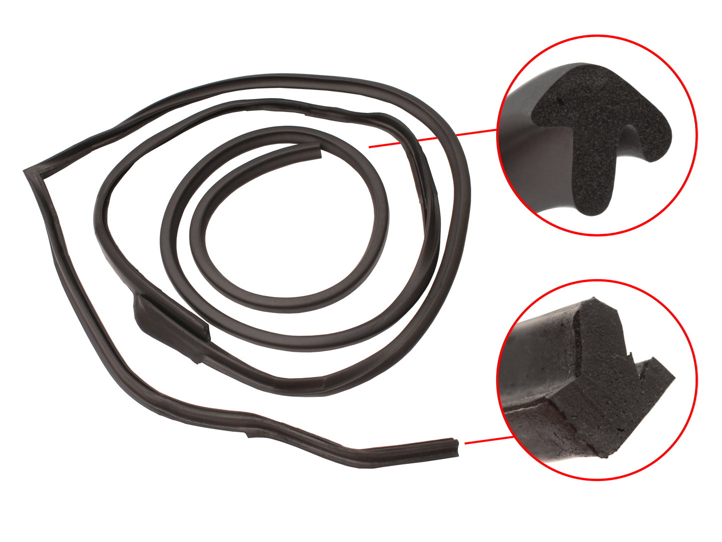 Ford Rubber Door Seal Front LEFT XK XL XM XP Sedan Wagon Ute Van - RDS2019E