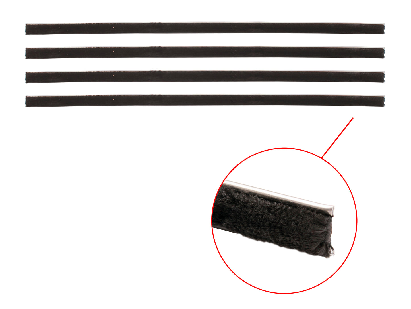 Door Rubber Kit XK XL Front All - DRKXKL1