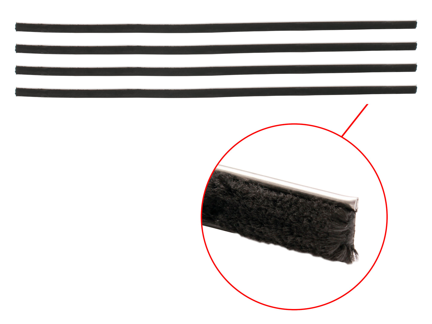 Door Rubber Kit XK XL Rear Sedan - DRKXKL2