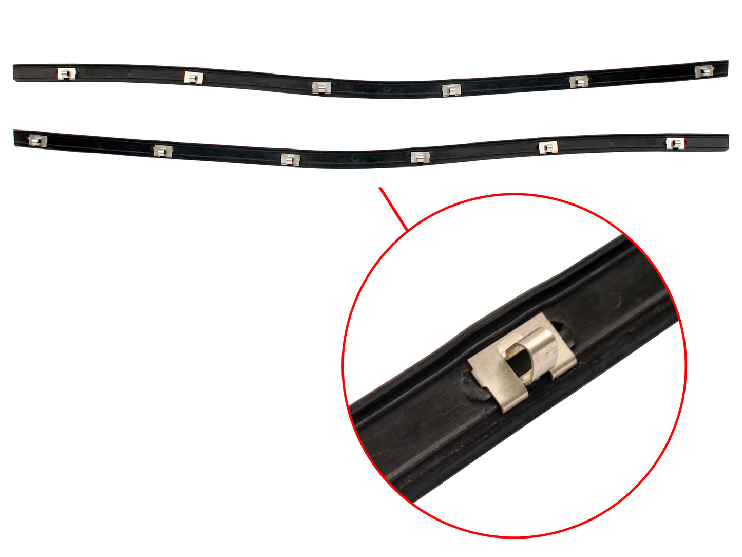 Door Rubber Kit XY ZD Rear Sedan Wagon - DRKXY2