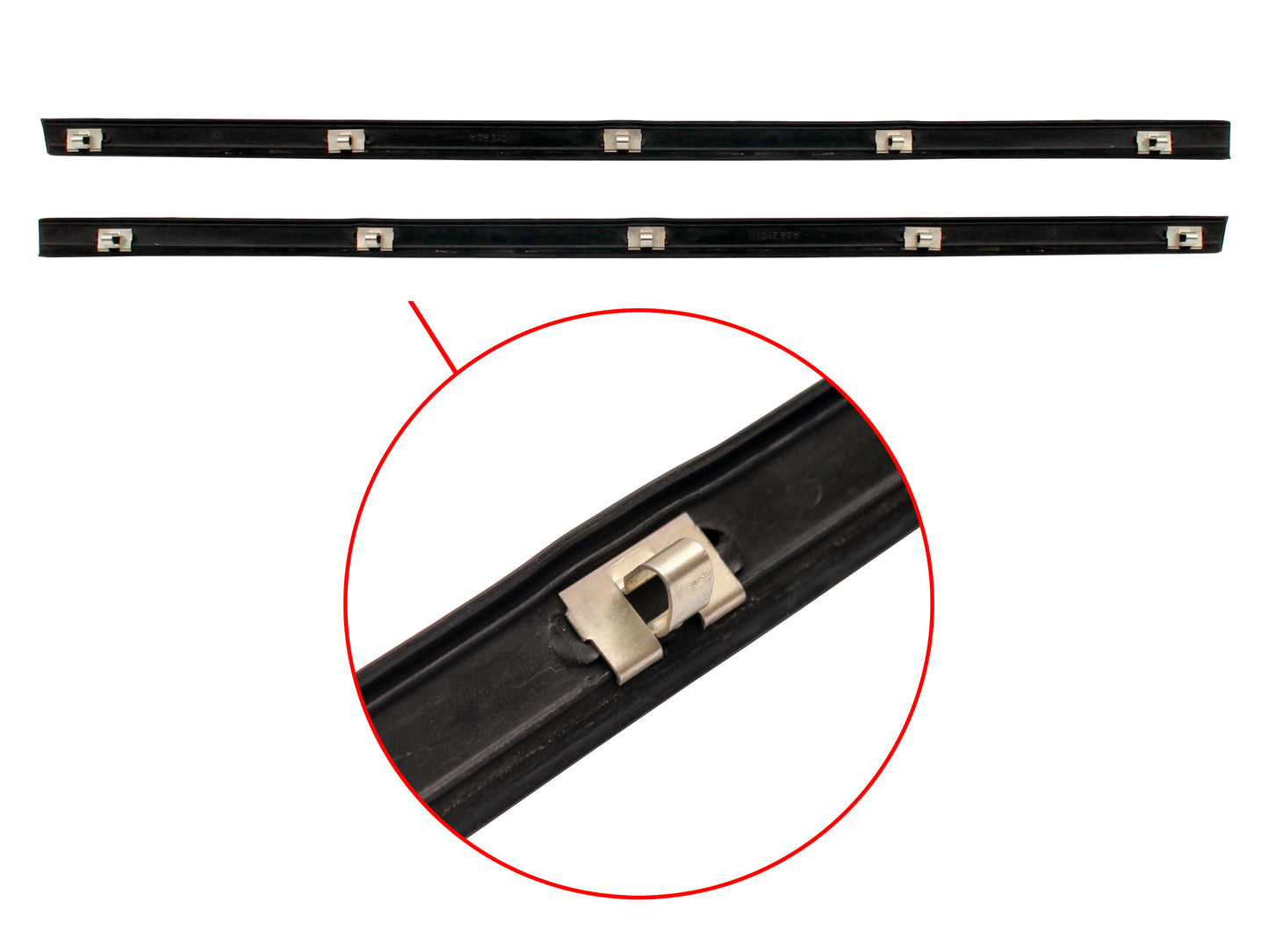 Door Rubber Kit XY ZD Front All - DRKXY1