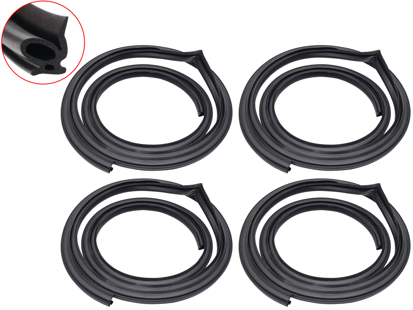 Door Seal Kit Cortina Mk2 Sedan - DSKCOR3