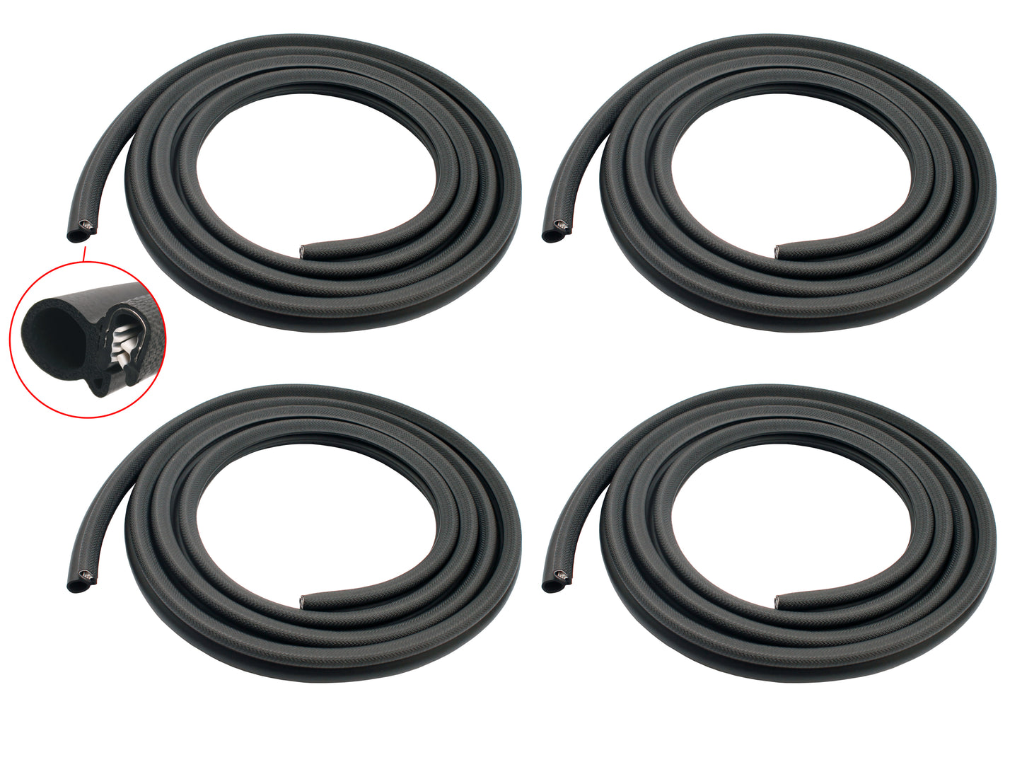 Door Seal Kit Escort Mk2 Sedan - DSKESC2