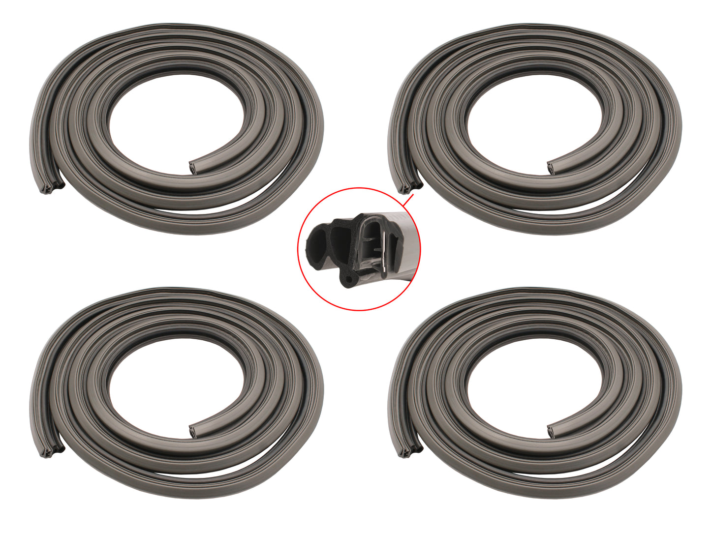 Door Seal Kit VN VP VR VS Sedan Wagon Grey - DSKVNVSGR